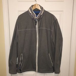 MENS NAUTICA EUC fleece reflector jacket